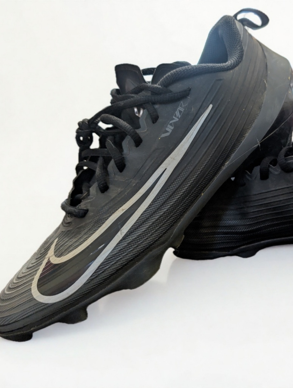 Nike Vapor Speed 3 Football Cleats Black Dark Grey 10 (FB3303-002)